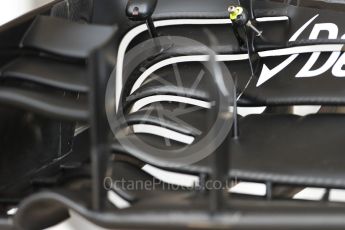 World © Octane Photographic Ltd. Williams Martini Racing, Williams Mercedes FW38 front wing. Thursday 20th October 2016, F1 USA Grand Prix, Austin, Texas – Circuit of the Americas (COTA). Digital Ref :1740LB1D9619