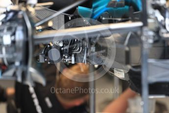 World © Octane Photographic Ltd. Formula 1 - Belgian Grand Prix - Thursday - Pit Lane. Mercedes AMG Petronas F1 W08 EQ Energy+. Circuit de Spa Francorchamps, Belgium. Thursday 24th August 2017. Digital Ref: 1918LB1D3939