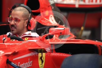 World © Octane Photographic Ltd. Formula 1 - Belgian Grand Prix - Thursday - Pit Lane. Scuderia Ferrari SF70H. Circuit de Spa Francorchamps, Belgium. Thursday 24th August 2017. Digital Ref: