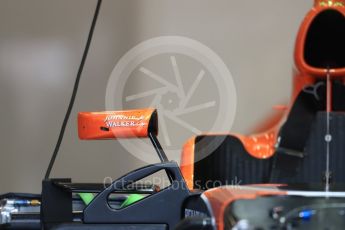 World © Octane Photographic Ltd. Formula 1 - Belgian Grand Prix - Thursday - Pit Lane. McLaren Honda MCL32. Circuit de Spa Francorchamps, Belgium. Thursday 24th August 2017. Digital Ref: 1918LB1D4020