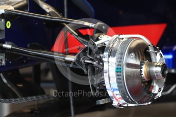 World © Octane Photographic Ltd. Formula 1 - Belgian Grand Prix - Thursday - Pit Lane. Scuderia Toro Rosso STR12. Circuit de Spa Francorchamps, Belgium. Thursday 24th August 2017. Digital Ref: 1918LB1D4042