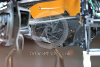 World © Octane Photographic Ltd. Formula 1 - Belgian Grand Prix - Thursday - Pit Lane. Renault Sport F1 Team R.S.17. Circuit de Spa Francorchamps, Belgium. Thursday 24th August 2017. Digital Ref: 1918LB1D4113