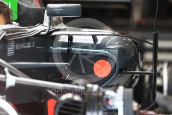 World © Octane Photographic Ltd. Formula 1 - Belgian Grand Prix - Thursday - Pit Lane. Haas F1 Team VF-17. Circuit de Spa Francorchamps, Belgium. Thursday 24th August 2017. Digital Ref: 1918LB1D4180