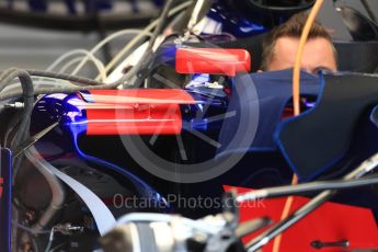 World © Octane Photographic Ltd. Formula 1 - Belgian Grand Prix - Thursday - Pit Lane. Scuderia Toro Rosso STR12. Circuit de Spa Francorchamps, Belgium. Thursday 24th August 2017. Digital Ref: 1918LB1D4192