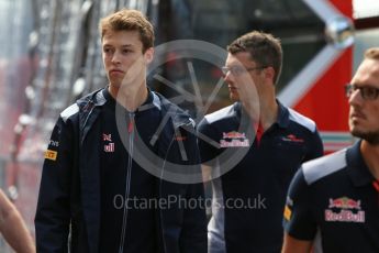 World © Octane Photographic Ltd. Formula 1 - Belgian Grand Prix - Thursday - Pit Lane. Daniil Kvyat - Scuderia Toro Rosso. Circuit de Spa Francorchamps, Belgium. Thursday 24th August 2017. Digital Ref: 1918LB2D5478