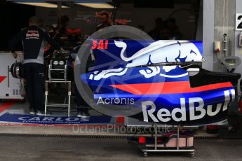 World © Octane Photographic Ltd. Formula 1 - Belgian Grand Prix - Thursday - Pit Lane. Scuderia Toro Rosso STR12. Circuit de Spa Francorchamps, Belgium. Thursday 24th August 2017. Digital Ref: 1918LB2D5520