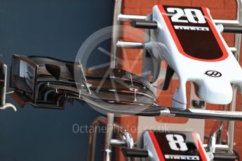 World © Octane Photographic Ltd. Formula 1 - Belgian Grand Prix - Thursday - Pit Lane. Haas F1 Team VF-17. Circuit de Spa Francorchamps, Belgium. Thursday 24th August 2017. Digital Ref: 1918LB2D5568