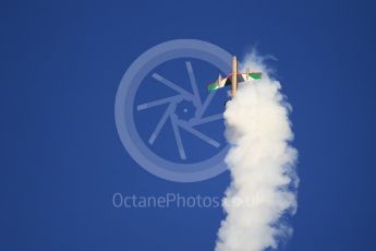 World © Octane Photographic Ltd. UAE Al Fursan (The Knights) Air Display Team – Aermacchi MB-339A. Saturday 25th November 2017, F1 Abu Dhabi GP - Yas Marina circuit, Abu Dhabi. Digital Ref : 2011CB1L8014