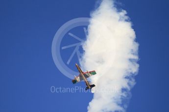 World © Octane Photographic Ltd. UAE Al Fursan (The Knights) Air Display Team – Aermacchi MB-339A. Saturday 25th November 2017, F1 Abu Dhabi GP - Yas Marina circuit, Abu Dhabi. Digital Ref : 2011CB1L8022