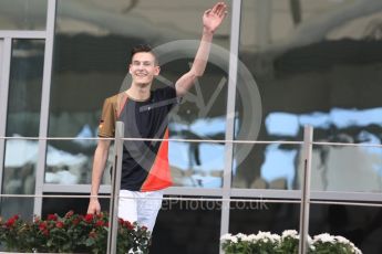 World © Octane Photographic Ltd. F1 eSports podium - Abu Dhabi, Yas Marina Circuit - 26 November 2017. Sven Zurner.