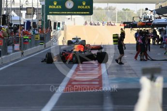 World © Octane Photographic Ltd. Formula 1 - Abu Dhabi Grand Prix - Friday Practice 1. The teams head out to start the session Yas Marina Circuit, Abu Dhabi. Friday 24th November 2017. Digital Ref: