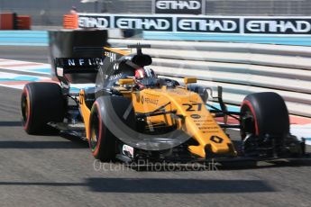 World © Octane Photographic Ltd. Formula 1 - Abu Dhabi Grand Prix - Friday Practice 1. Nico Hulkenberg - Renault Sport F1 Team R.S.17. Yas Marina Circuit, Abu Dhabi. Friday 24th November 2017. Digital Ref: