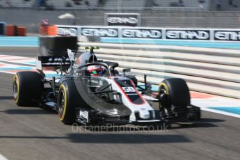 World © Octane Photographic Ltd. Formula 1 - British Grand Prix. Antonio Giovinazzi with Hans - Haas F1 Team VF-17 Reserve Driver. Yas Marina Circuit, Abu Dhabi. Friday 24th November 2017. Digital Ref: