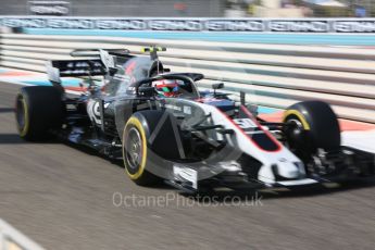 World © Octane Photographic Ltd. Formula 1 - British Grand Prix. Antonio Giovinazzi with Hans - Haas F1 Team VF-17 Reserve Driver. Yas Marina Circuit, Abu Dhabi. Friday 24th November 2017. Digital Ref: