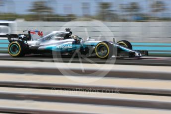 World © Octane Photographic Ltd. Formula 1 - Abu Dhabi Grand Prix - Friday Practice 1. Lewis Hamilton - Mercedes AMG Petronas F1 W08 EQ Energy+. Yas Marina Circuit, Abu Dhabi. Friday 24th November 2017. Digital Ref: