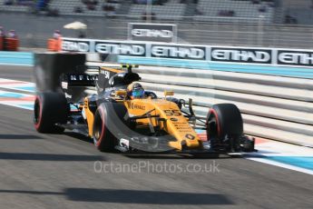 World © Octane Photographic Ltd. Formula 1 - Abu Dhabi Grand Prix - Friday Practice 1. Carlos Sainz - Renault Sport F1 Team R.S.17. Yas Marina Circuit, Abu Dhabi. Friday 24th November 2017. Digital Ref: