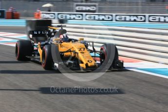 World © Octane Photographic Ltd. Formula 1 - Abu Dhabi Grand Prix - Friday Practice 1. Nico Hulkenberg - Renault Sport F1 Team R.S.17. Yas Marina Circuit, Abu Dhabi. Friday 24th November 2017. Digital Ref: