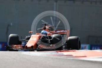 World © Octane Photographic Ltd. Formula 1 - Abu Dhabi Grand Prix - Friday Practice 1. Fernando Alonso - McLaren Honda MCL32. Yas Marina Circuit, Abu Dhabi. Friday 24th November 2017. Digital Ref: