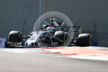 World © Octane Photographic Ltd. Formula 1 - British Grand Prix. Antonio Giovinazzi with Hans - Haas F1 Team VF-17 Reserve Driver. Yas Marina Circuit, Abu Dhabi. Friday 24th November 2017. Digital Ref: