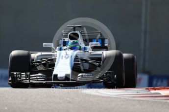 World © Octane Photographic Ltd. Formula 1 - Abu Dhabi Grand Prix - Friday Practice 1. Felipe Massa - Williams Martini Racing FW40. Yas Marina Circuit, Abu Dhabi. Friday 24th November 2017. Digital Ref: