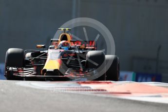 World © Octane Photographic Ltd. Formula 1 - Abu Dhabi Grand Prix - Friday Practice 1. Max Verstappen - Red Bull Racing RB13. Yas Marina Circuit, Abu Dhabi. Friday 24th November 2017. Digital Ref: