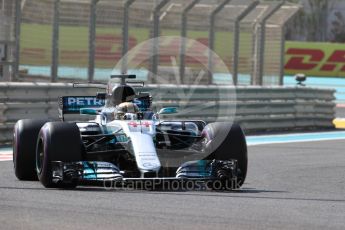 World © Octane Photographic Ltd. Formula 1 - Abu Dhabi Grand Prix - Friday Practice 1. Lewis Hamilton - Mercedes AMG Petronas F1 W08 EQ Energy+. Yas Marina Circuit, Abu Dhabi. Friday 24th November 2017. Digital Ref: