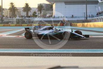 World © Octane Photographic Ltd. Formula 1 - Abu Dhabi Grand Prix - Friday - Practice 2. Valtteri Bottas - Mercedes AMG Petronas F1 W08 EQ Energy+. Yas Marina Circuit, Abu Dhabi. Friday 24th November 2017. Digital Ref: 2003CB1L6126