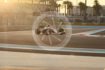 World © Octane Photographic Ltd. Formula 1 - Abu Dhabi Grand Prix - Friday - Practice 2. Esteban Ocon - Sahara Force India VJM10. Yas Marina Circuit, Abu Dhabi. Friday 24th November 2017. Digital Ref: 2003CB1L6136