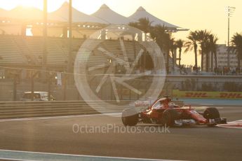 World © Octane Photographic Ltd. Formula 1 - Abu Dhabi Grand Prix - Friday - Practice 2. Sebastian Vettel - Scuderia Ferrari SF70H. Yas Marina Circuit, Abu Dhabi. Friday 24th November 2017. Digital Ref: 2003CB1L6148
