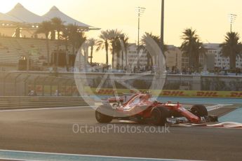 World © Octane Photographic Ltd. Formula 1 - Abu Dhabi Grand Prix - Friday - Practice 2. Kimi Raikkonen - Scuderia Ferrari SF70H. Yas Marina Circuit, Abu Dhabi. Friday 24th November 2017. Digital Ref: 2003CB1L6158