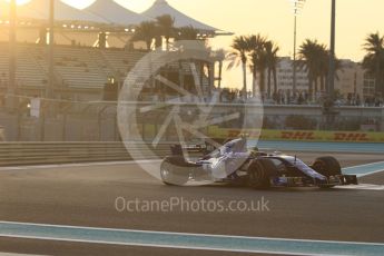 World © Octane Photographic Ltd. Formula 1 - Abu Dhabi Grand Prix - Friday - Practice 2. Pascal Wehrlein – Sauber F1 Team C36. Yas Marina Circuit, Abu Dhabi. Friday 24th November 2017. Digital Ref: 2003CB1L6207