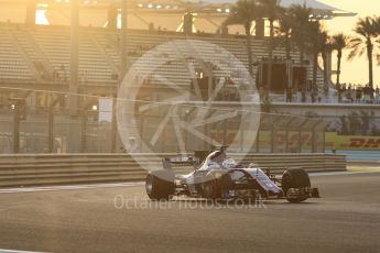 World © Octane Photographic Ltd. Formula 1 - Abu Dhabi Grand Prix - Friday - Practice 2. Marcus Ericsson – Sauber F1 Team C36. Yas Marina Circuit, Abu Dhabi. Friday 24th November 2017. Digital Ref: 2003CB1L6215