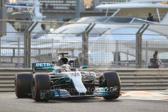 World © Octane Photographic Ltd. Formula 1 - Abu Dhabi Grand Prix - Friday - Practice 2. Lewis Hamilton - Mercedes AMG Petronas F1 W08 EQ Energy+. Yas Marina Circuit, Abu Dhabi. Friday 24th November 2017. Digital Ref: 2003CB1L6435