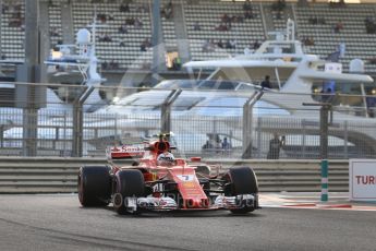 World © Octane Photographic Ltd. Formula 1 - Abu Dhabi Grand Prix - Friday - Practice 2. Kimi Raikkonen - Scuderia Ferrari SF70H. Yas Marina Circuit, Abu Dhabi. Friday 24th November 2017. Digital Ref: