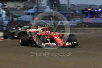 World © Octane Photographic Ltd. Formula 1 - Abu Dhabi Grand Prix - Friday - Practice 2. Kimi Raikkonen - Scuderia Ferrari SF70H. Yas Marina Circuit, Abu Dhabi. Friday 24th November 2017. Digital Ref: 2003CB1L6683