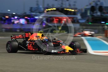 World © Octane Photographic Ltd. Formula 1 - Abu Dhabi Grand Prix - Friday - Practice 2. Max Verstappen - Red Bull Racing RB13. Yas Marina Circuit, Abu Dhabi. Friday 24th November 2017. Digital Ref: 2003CB1L6759