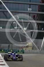 World © Octane Photographic Ltd. Formula 1 - Abu Dhabi Grand Prix - Friday - Practice 2. Marcus Ericsson – Sauber F1 Team C36. Yas Marina Circuit, Abu Dhabi. Friday 24th November 2017. Digital Ref: 2003CB1L6813