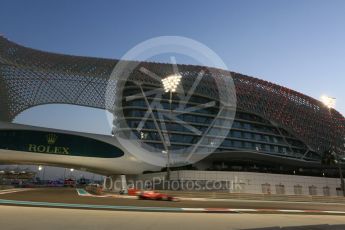 World © Octane Photographic Ltd. Formula 1 - Abu Dhabi Grand Prix - Friday - Practice 2. Sebastian Vettel - Scuderia Ferrari SF70H. Yas Marina Circuit, Abu Dhabi. Friday 24th November 2017. Digital Ref: 2003CB5D0139