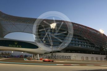 World © Octane Photographic Ltd. Formula 1 - Abu Dhabi Grand Prix - Friday - Practice 2. Sebastian Vettel - Scuderia Ferrari SF70H. Yas Marina Circuit, Abu Dhabi. Friday 24th November 2017. Digital Ref: 2003CB5D0139