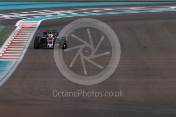 World © Octane Photographic Ltd. Formula 1 - Abu Dhabi Grand Prix - Friday - Practice 2. Kevin Magnussen - Haas F1 Team VF-17. Yas Marina Circuit, Abu Dhabi. Friday 24th November 2017. Digital Ref: 2003LB1D3085