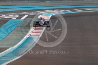 World © Octane Photographic Ltd. Formula 1 - Abu Dhabi Grand Prix - Friday - Practice 2. Pascal Wehrlein – Sauber F1 Team C36. Yas Marina Circuit, Abu Dhabi. Friday 24th November 2017. Digital Ref: 2003LB1D3106