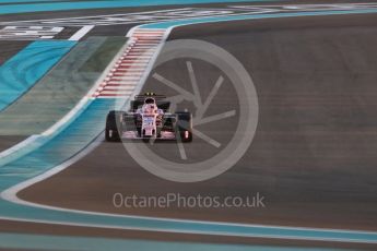 World © Octane Photographic Ltd. Formula 1 - Abu Dhabi Grand Prix - Friday - Practice 2. Esteban Ocon - Sahara Force India VJM10. Yas Marina Circuit, Abu Dhabi. Friday 24th November 2017. Digital Ref: 2003LB1D3126