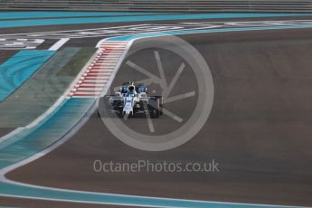 World © Octane Photographic Ltd. Formula 1 - Abu Dhabi Grand Prix - Friday - Practice 2. Lance Stroll - Williams Martini Racing FW40. Yas Marina Circuit, Abu Dhabi. Friday 24th November 2017. Digital Ref: 2003LB1D3369