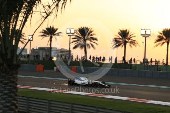 World © Octane Photographic Ltd. Formula 1 - Abu Dhabi Grand Prix - Friday - Practice 2. Felipe Massa - Williams Martini Racing FW40. Yas Marina Circuit, Abu Dhabi. Friday 24th November 2017. Digital Ref: 2003LB2D8516