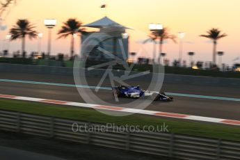 World © Octane Photographic Ltd. Formula 1 - Abu Dhabi Grand Prix - Friday - Practice 2. Pascal Wehrlein – Sauber F1 Team C36. Yas Marina Circuit, Abu Dhabi. Friday 24th November 2017. Digital Ref: 2003LB2D8844