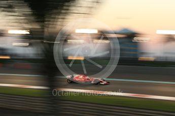 World © Octane Photographic Ltd. Formula 1 - Abu Dhabi Grand Prix - Friday - Practice 2. Sebastian Vettel - Scuderia Ferrari SF70H. Yas Marina Circuit, Abu Dhabi. Friday 24th November 2017. Digital Ref: 2003LB2D9079