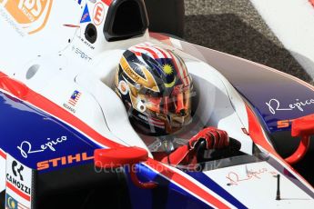 World © Octane Photographic Ltd. FIA Formula 2 (F2) - Practice. Nabil Jeffri – Trident. Abu Dhabi Grand Prix, Yas Marina Circuit. 24th November 2017. Digital Ref:2000CB1L5625