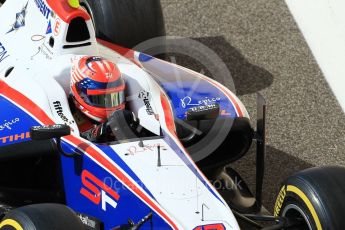 World © Octane Photographic Ltd. FIA Formula 2 (F2) - Practice. Santino Ferrucci – Trident. Abu Dhabi Grand Prix, Yas Marina Circuit. 24th November 2017. Digital Ref:2000CB1L5659