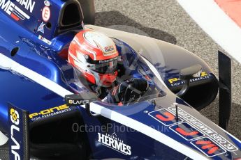 World © Octane Photographic Ltd. FIA Formula 2 (F2) - Practice. Luca Ghiotto – Russian Time. Abu Dhabi Grand Prix, Yas Marina Circuit. 24th November 2017. Digital Ref:2000CB1L5674