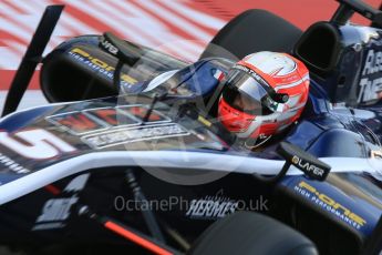 World © Octane Photographic Ltd. FIA Formula 2 (F2) - Practice. Luca Ghiotto – Russian Time. Abu Dhabi Grand Prix, Yas Marina Circuit. 24th November 2017. Digital Ref:2000CB5D9722